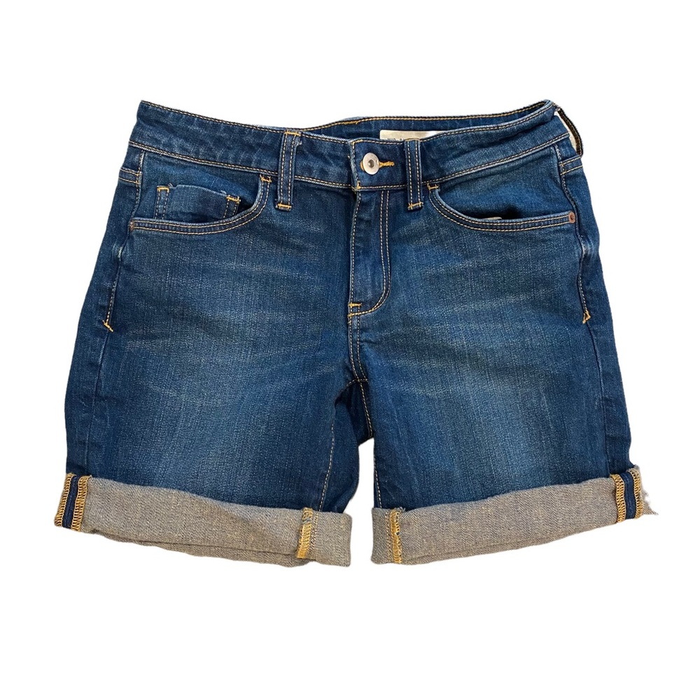 Pilcro and the Letterpress Mid Rise Slim Shorts